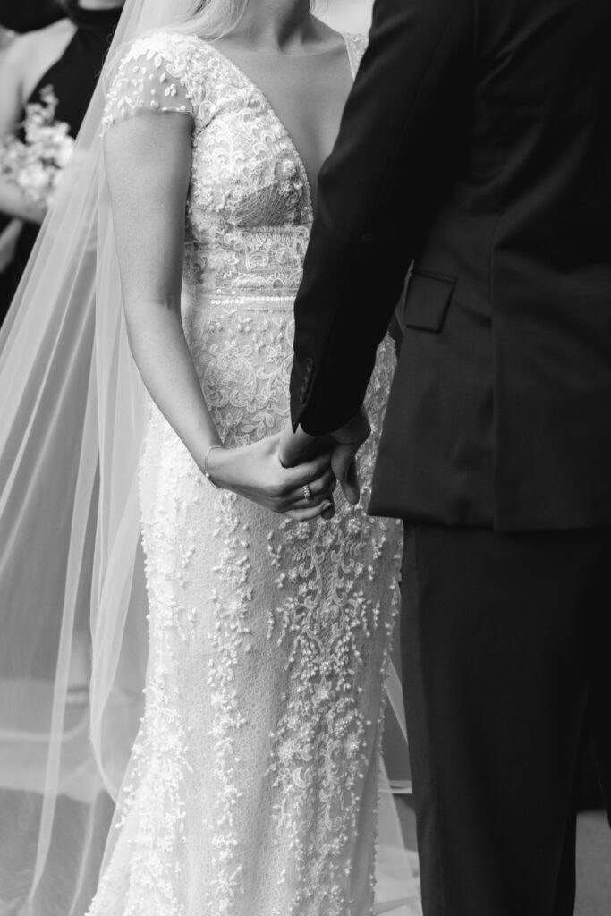 Okoboji Wedding Photographer, Black and White Style Wedding