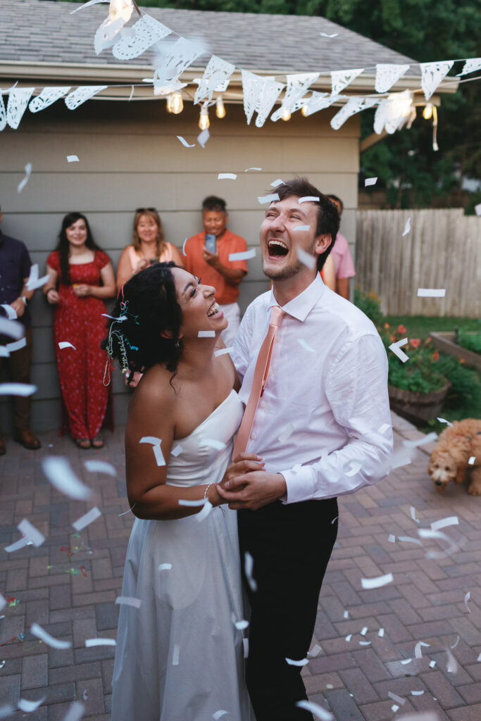 Backyard Wedding Ceremony