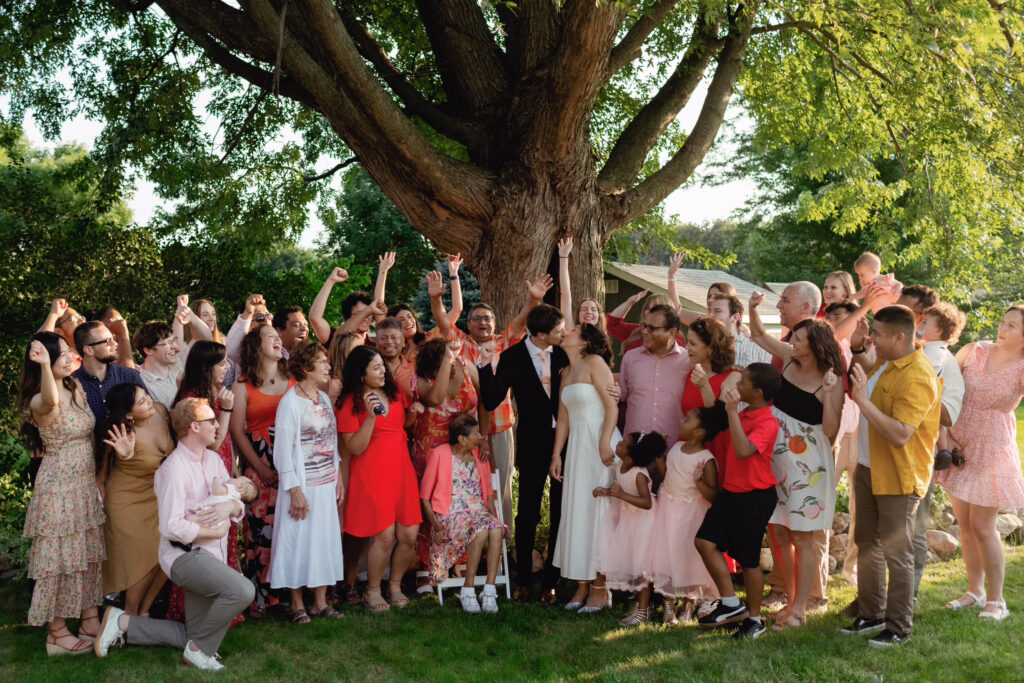 Backyard Wedding Ceremony