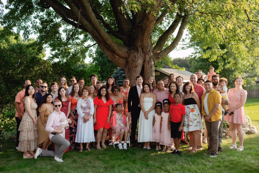 Backyard Wedding Ceremony