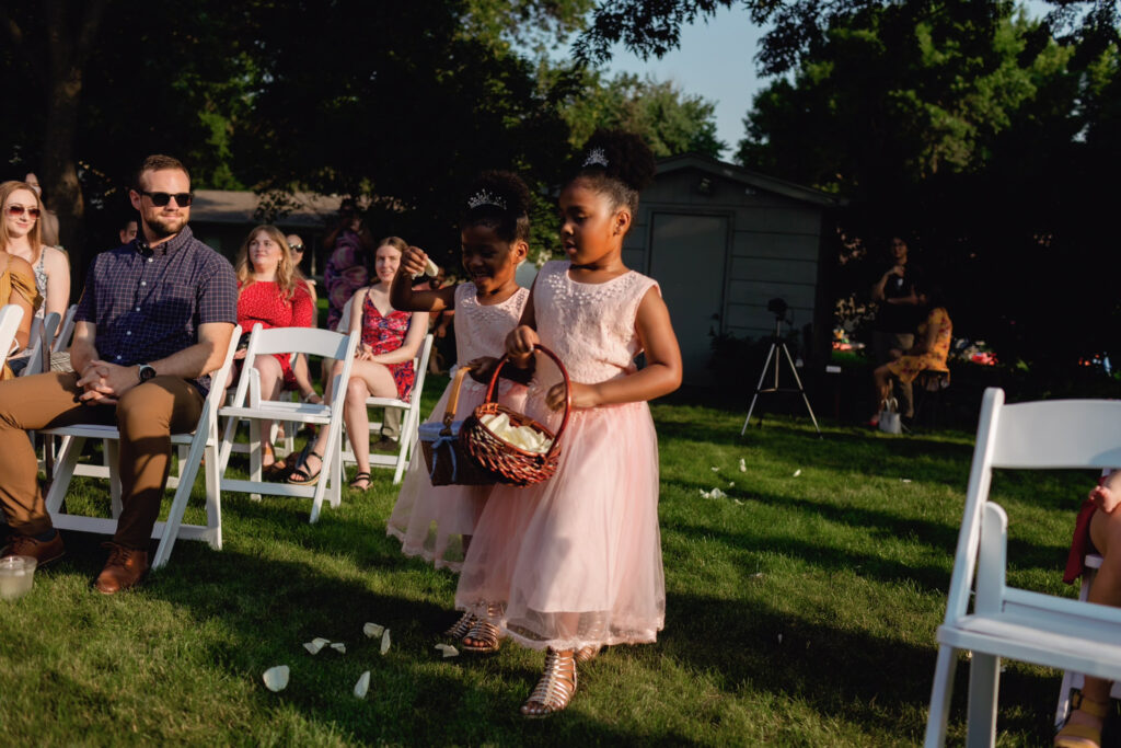 Backyard Wedding Ceremony