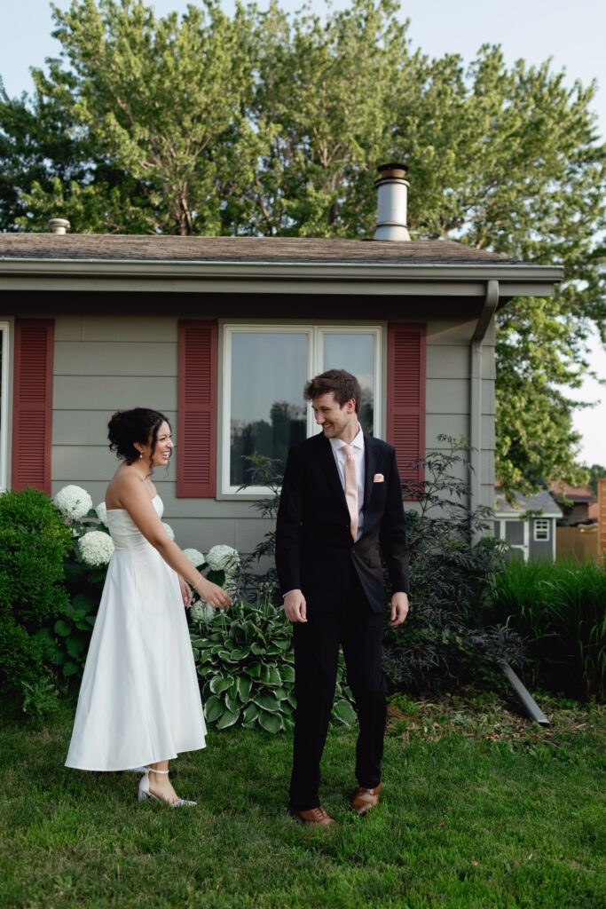 Backyard Wedding Ceremony