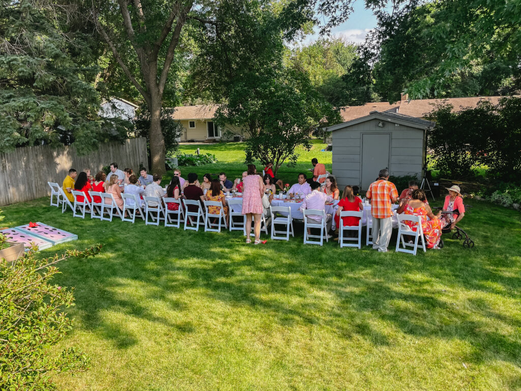 Backyard Wedding Ceremony