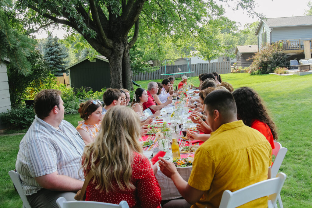 Backyard Wedding Ceremony