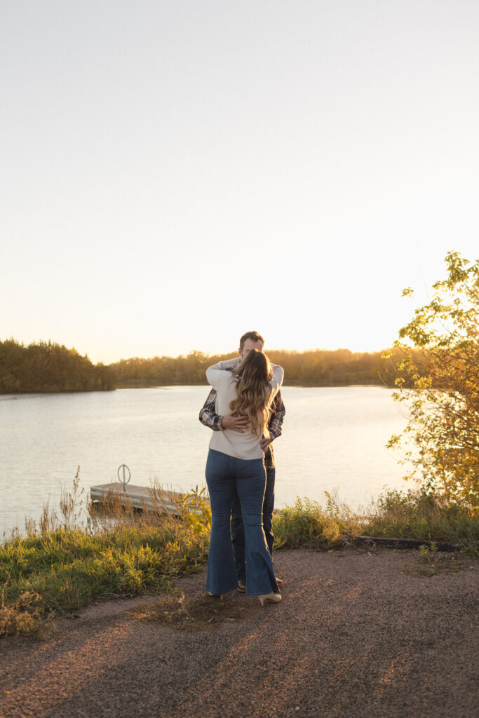 Lake Alvin Engagement Session, Sioux Falls Photographer