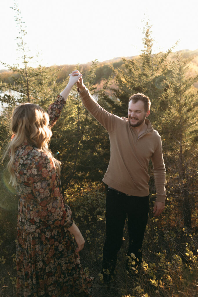 Lake Alvin Engagement Session, Sioux Falls Photographer