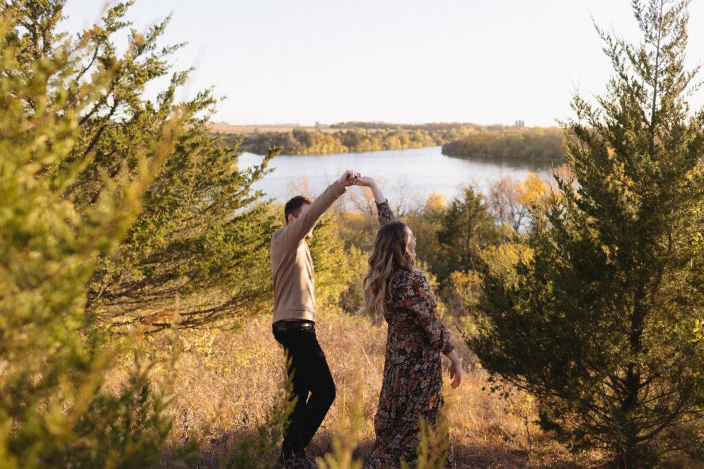 Lake Alvin Engagement Session, Sioux Falls Photographer